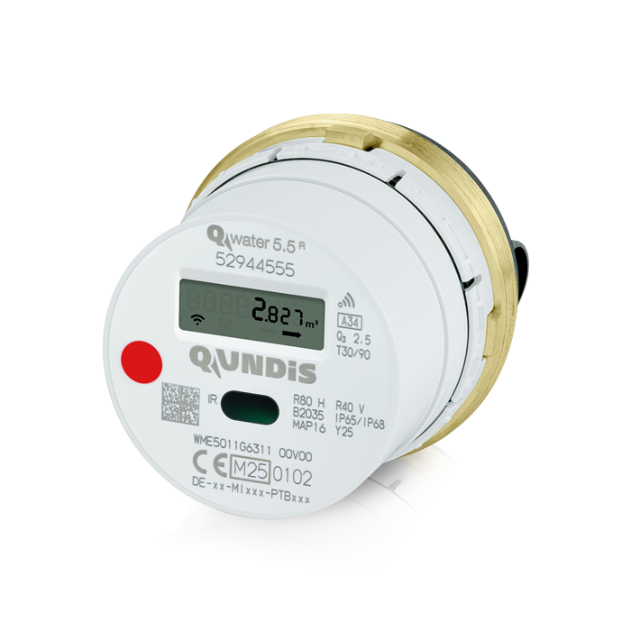 Electronic measuring capsule water meter Q water 5.5 R