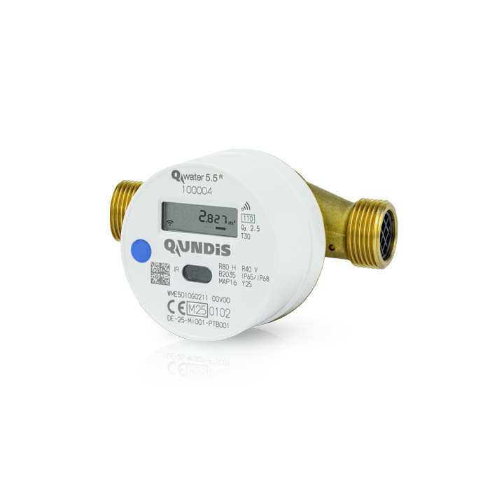 Q water 5.5 R Contatore elettronico dell'acqua a vite 80mm