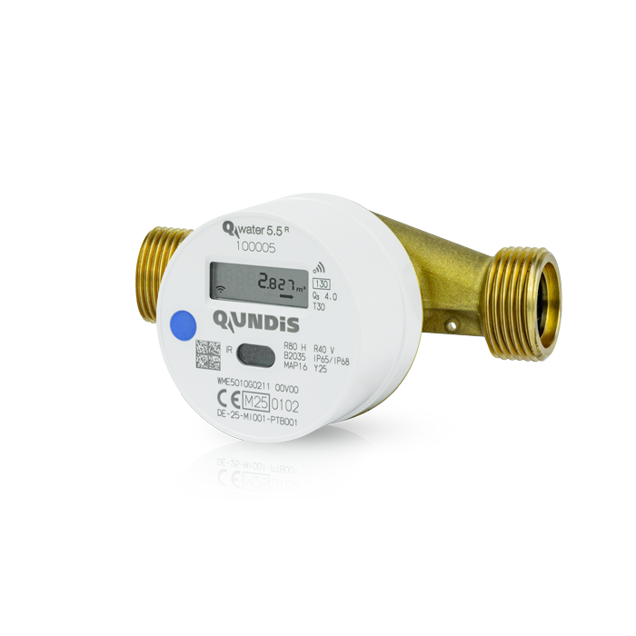 Q water 5.5 R Contatore elettronico dell'acqua a vite 110mm