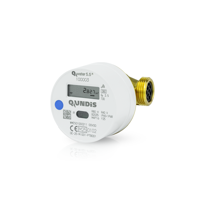 Q water 5.5 R Contatore elettronico dell'acqua a vite 130mm