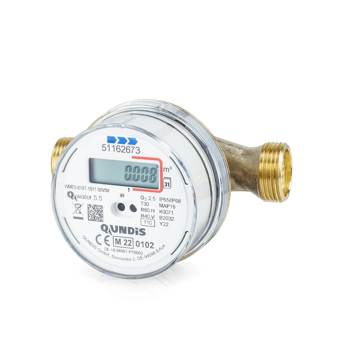 Electronic radio water meter Q water 5.5